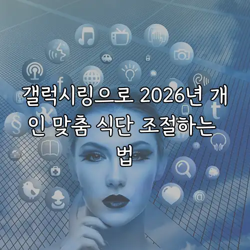 갤럭시링으로 2026년 개인 맞춤 식단 조절하는 법
