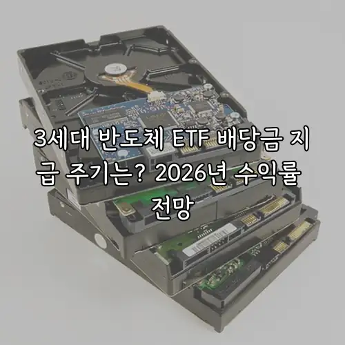 3세대 반도체 ETF 배당금 지급 주기는? 2026년 수익률 전망